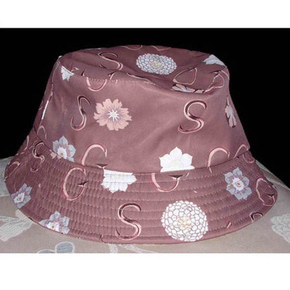 Brown Bucket Hat G & S Flower main image 2